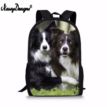NOISYDESIGNS School backpack Laptop With Cute Puppy Border Collie Backpack Female Male Sac Ados Double Shoulder Bag Cutom
NOISYDESIGNS School backpack Laptop With Cute Puppy Border Collie Backpack Female Male Sac Ados Double Shoulder Bag Cutom
