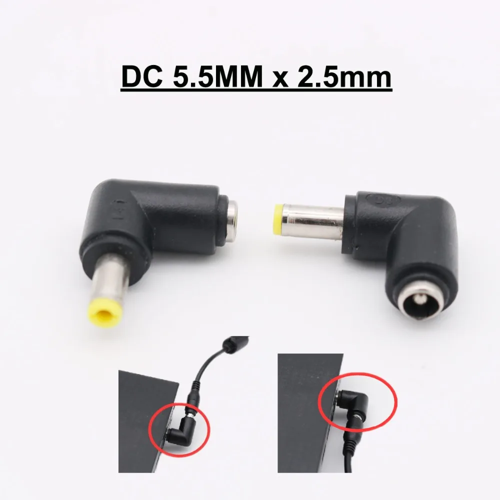 10pcs DC Power Adapter Connector 5.5mm x 2.5mm Male Plug Right Angle To 5.5x 2.5mm Female For Laptop
10pcs DC Power Adapter Connector 5.5mm x 2.5mm Male Plug Right Angle To 5.5x 2.5mm Female For Laptop