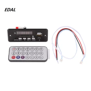 MP3 Decoder Board Red Digital Display LED USB TF Wireless Communication Module Wireless Audio Module Car Remote Control