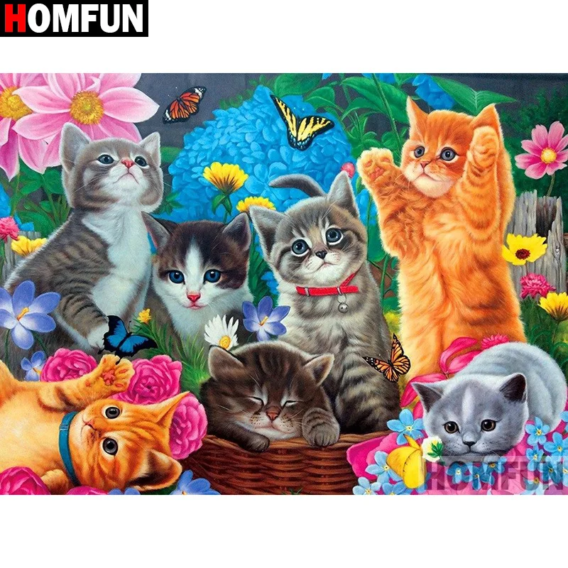 HOMFUN Full Square/Round Drill 5D DIY Diamond Painting "Cartoon cat" Embroidery Cross Stitch 5D Home Decor Gift A09149
HOMFUN Full Square/Round Drill 5D DIY Diamond Painting "Cartoon cat" Embroidery Cross Stitch 5D Home Decor Gift A09149