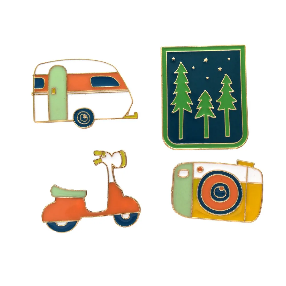 Cute Motorcycle car Camera Forest Tree Enamel Brooch Pin Badge Fashion Jewelry Metal Brooches Wholesale For Women
Cute Motorcycle car Camera Forest Tree Enamel Brooch Pin Badge Fashion Jewelry Metal Brooches Wholesale For Women