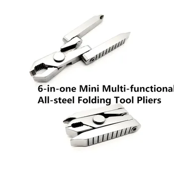 Mini Multi-functional All-steel Folding Tool Pliers EDC Outdoor Portable Tool Swiss 6-in-one Pointed Mouth Pliers A2152YPG
Mini Multi-functional All-steel Folding Tool Pliers EDC Outdoor Portable Tool Swiss 6-in-one Pointed Mouth Pliers A2152YPG