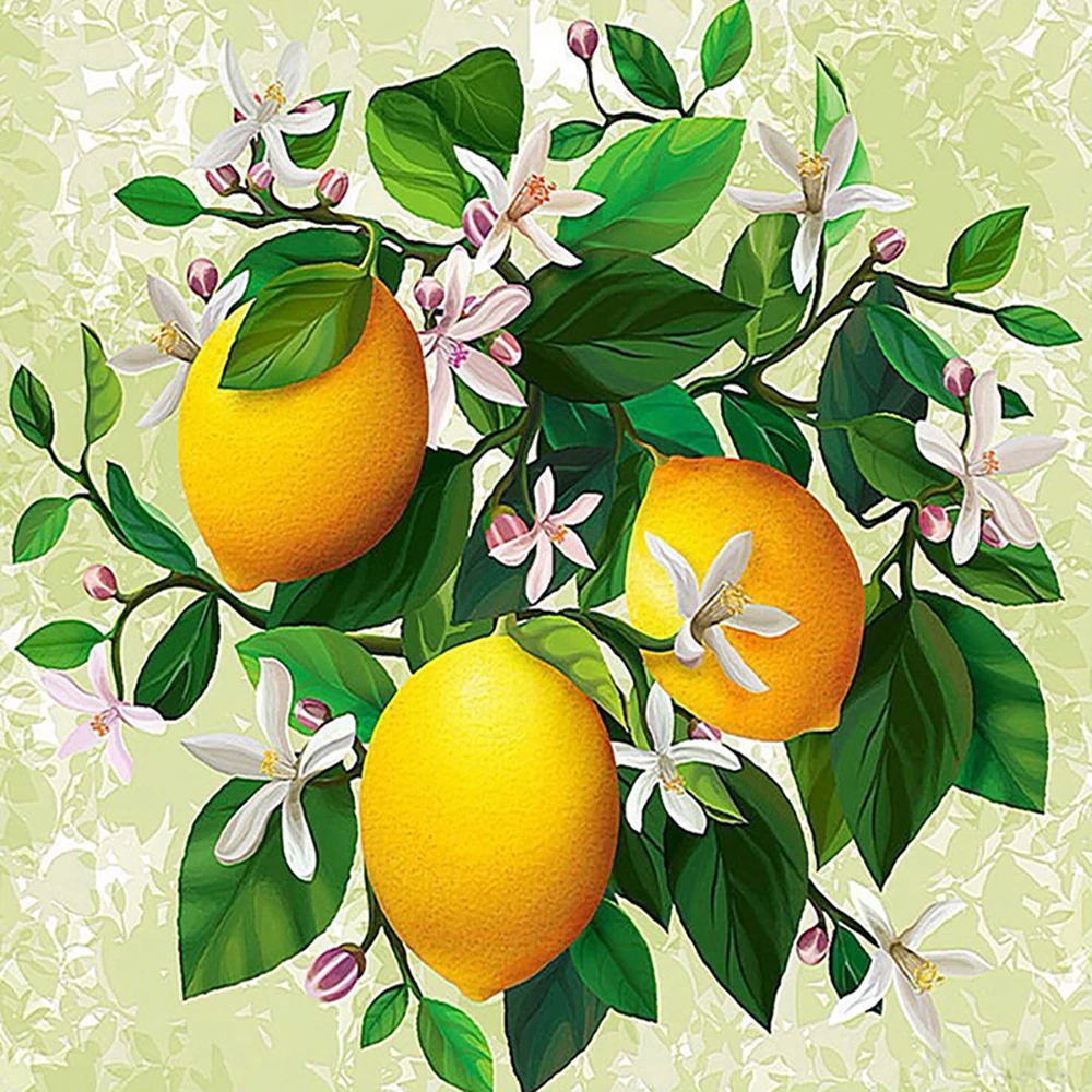 Full square diamond 5D DIY diamond painting Lemon flower embroidery cross stitch rhinestone mosaic decorative painting gift
Full square diamond 5D DIY diamond painting Lemon flower embroidery cross stitch rhinestone mosaic decorative painting gift