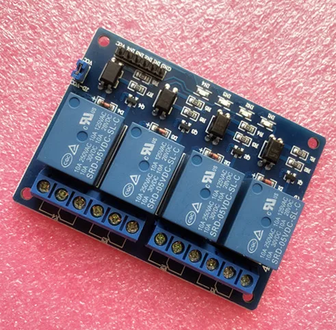 1pcs/lot 4 channel relay module 4-channel relay control board with optocoupler. Relay Output 4 way relay module
1pcs/lot 4 channel relay module 4-channel relay control board with optocoupler. Relay Output 4 way relay module