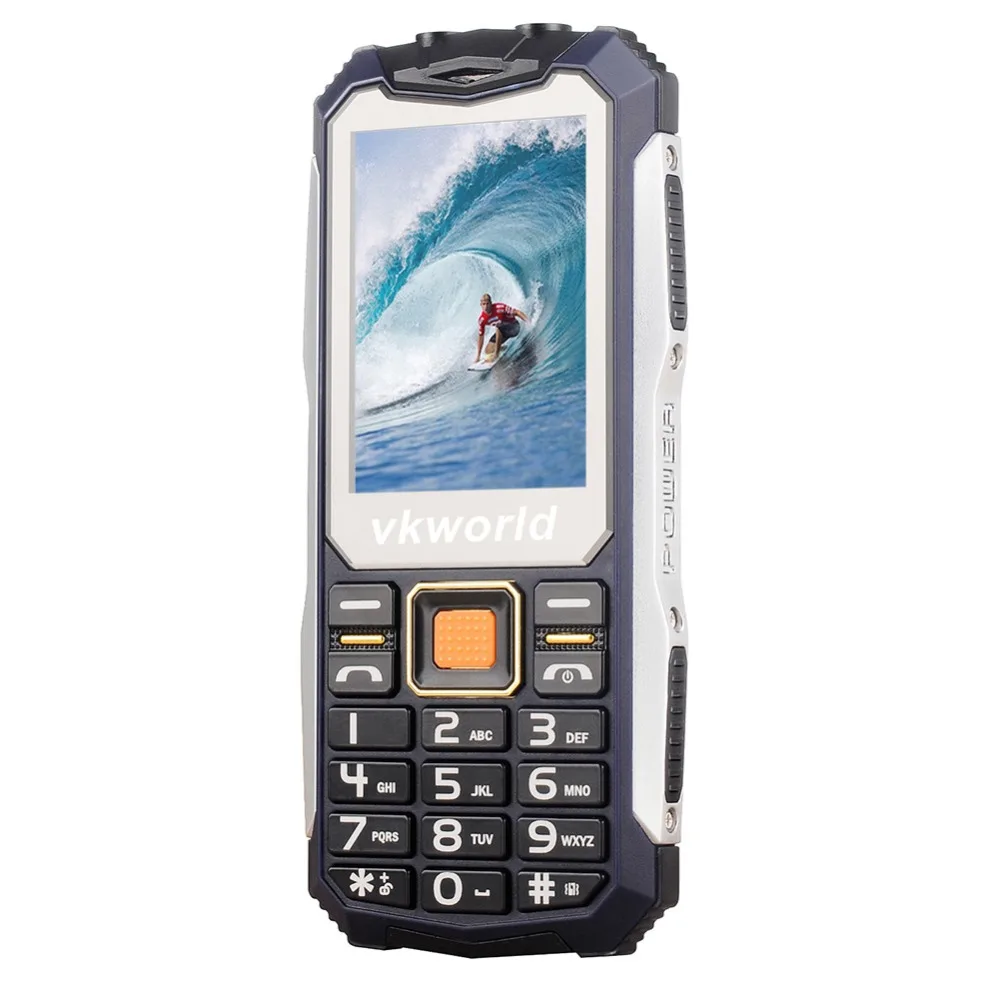 VKWorld V3S Waterproof 2.4inch Smartphone Dustproof Anti-Low Temperature QWERTY Keyboard 2200mAh Mobile Phone With Led Light
VKWorld V3S Waterproof 2.4inch Smartphone Dustproof Anti-Low Temperature QWERTY Keyboard 2200mAh Mobile Phone With Led Light