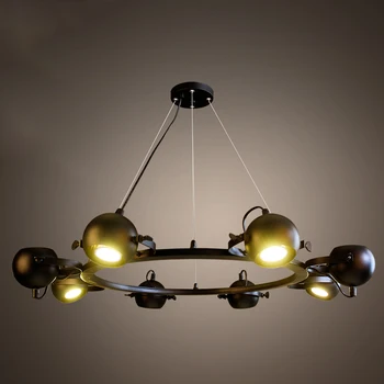 6/8 Head Black Color Loft Style Wrought Iron Pendant Light Industrial Vintage Coffee Shop Decoration Lamp Free Shipping
6/8 Head Black Color Loft Style Wrought Iron Pendant Light Industrial Vintage Coffee Shop Decoration Lamp Free Shipping