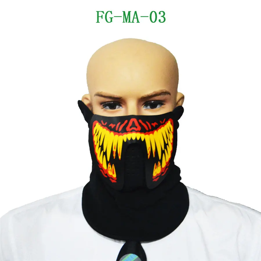 Halloween Dance Mask Sound Reactive Half Face LED Light Up Mask Dance Rave EDM Party Dropshipping ^
Halloween Dance Mask Sound Reactive Half Face LED Light Up Mask Dance Rave EDM Party Dropshipping ^