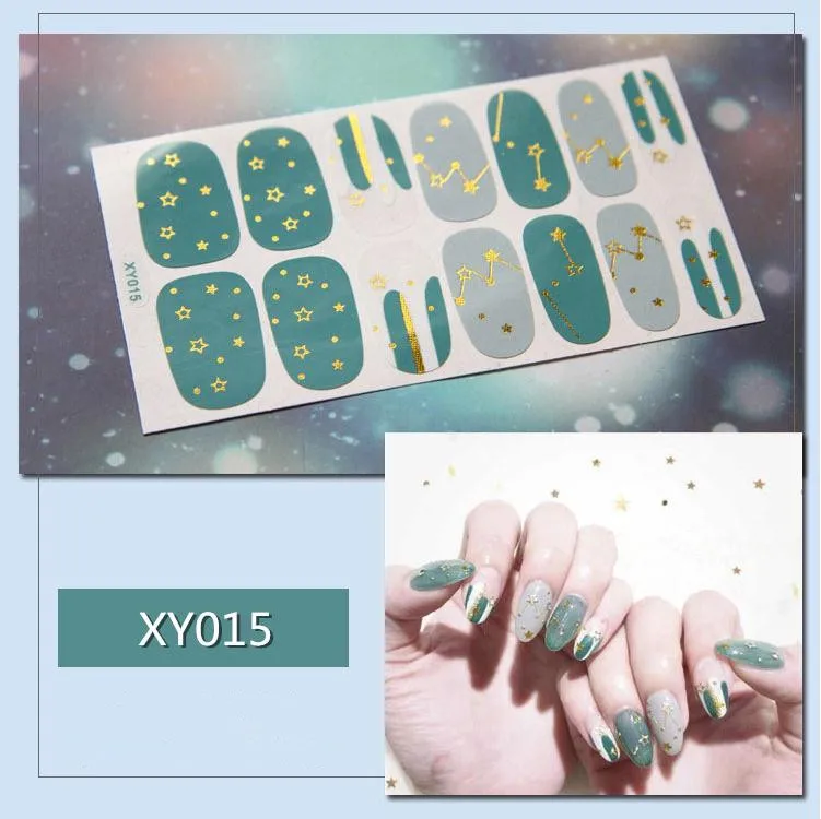 14 tips /pc New spot hot sell gold nail stickers star and moon nail stickers star stickers nail art stickers
14 tips /pc New spot hot sell gold nail stickers star and moon nail stickers star stickers nail art stickers