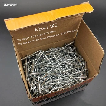 2017 Hot selling 1KG/box M3.2/M4/M5 Aluminum Blind Rivet Round Head Rivets Nail Decoration Pop Rivets
2017 Hot selling 1KG/box M3.2/M4/M5 Aluminum Blind Rivet Round Head Rivets Nail Decoration Pop Rivets