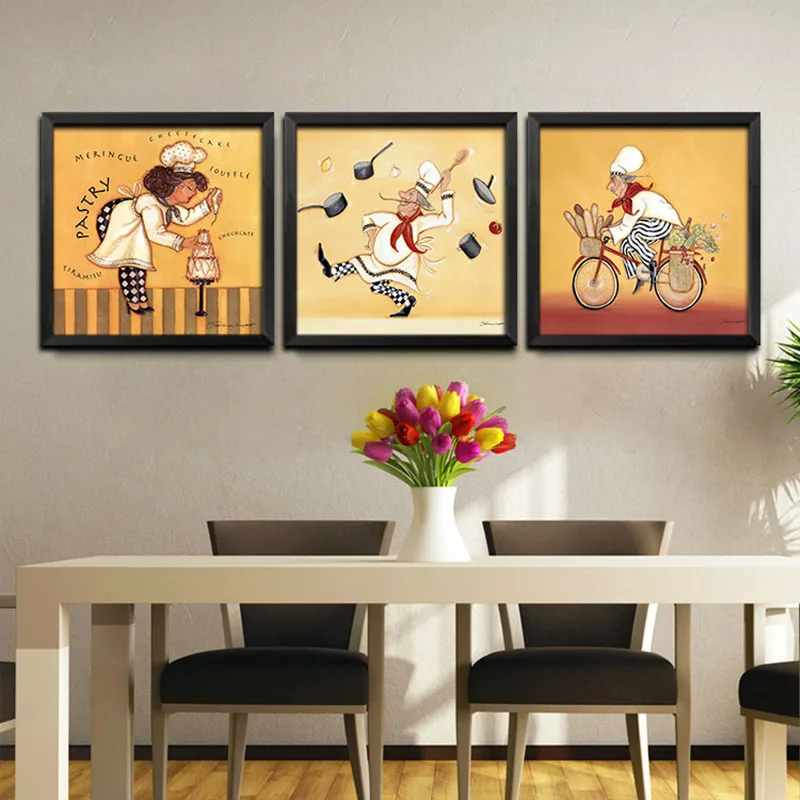 Cartoon Chefs Canvas Prints Restaurant Decorative Painting Kitchen Decor Pizzeria Bakery Wall Art Modern Home Decor DP0143
Cartoon Chefs Canvas Prints Restaurant Decorative Painting Kitchen Decor Pizzeria Bakery Wall Art Modern Home Decor DP0143