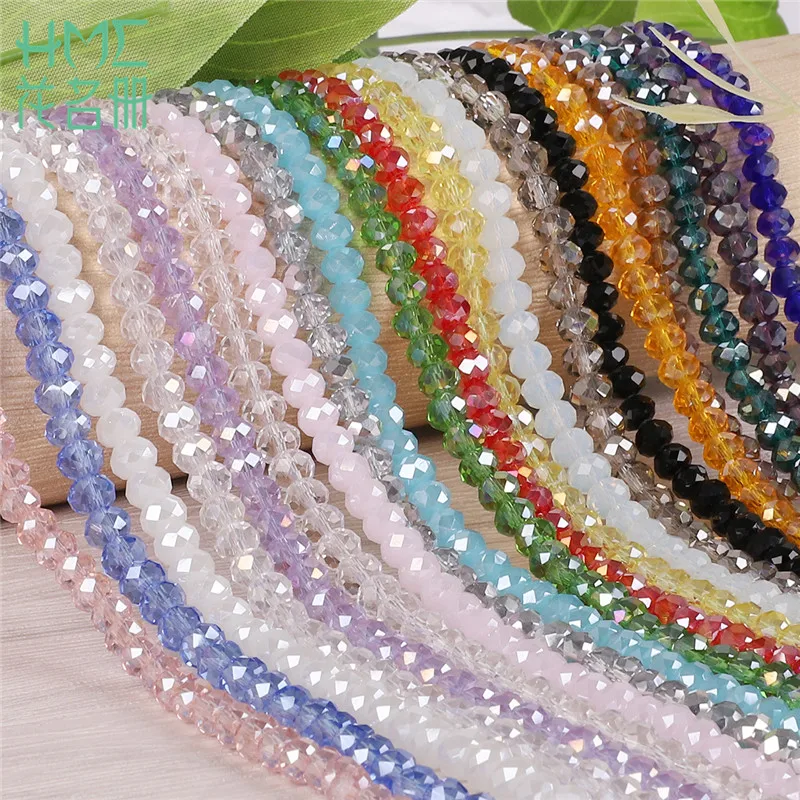 Hot Colorful 6mm Rondelle Austria Faceted Crystal Glass Beads Loose Beads for Jewelry Crafts Sewing Clothing Accessories 98pcs
Hot Colorful 6mm Rondelle Austria Faceted Crystal Glass Beads Loose Beads for Jewelry Crafts Sewing Clothing Accessories 98pcs