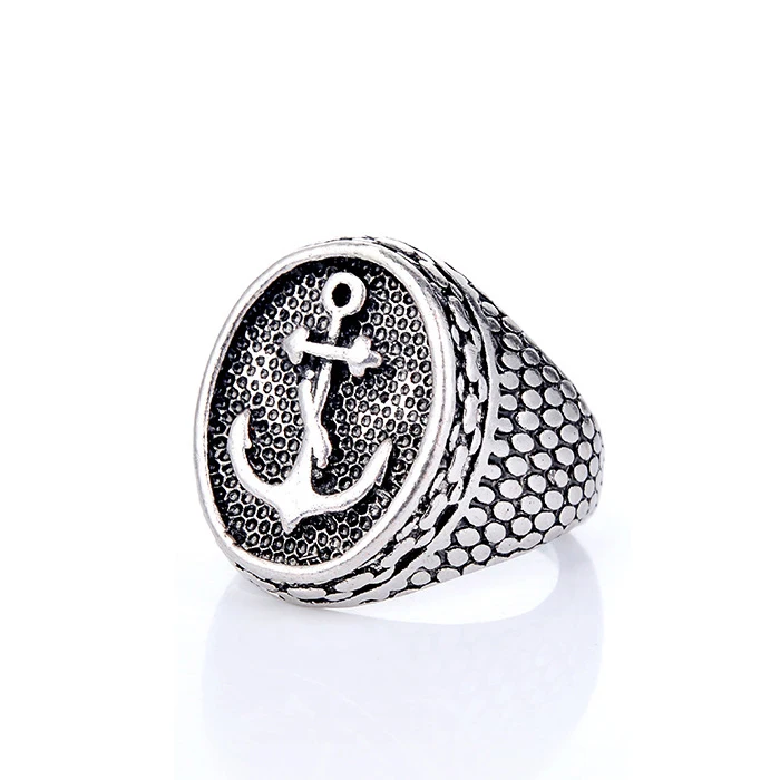 2019 New Fashion Vintage Gothic Hip Hop Rock Punk Metal Ring for Men Women Luxury Navy Anchor Scales Rings Jewelry Wholesale
2019 New Fashion Vintage Gothic Hip Hop Rock Punk Metal Ring for Men Women Luxury Navy Anchor Scales Rings Jewelry Wholesale