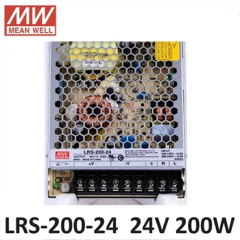 MEAN WELL LRS-200-24 UL power supply 200W 24V AC to DC single output 24V 8.8A 200W Switching Power Supply Driver for LED Strip
MEAN WELL LRS-200-24 UL power supply 200W 24V AC to DC single output 24V 8.8A 200W Switching Power Supply Driver for LED Strip