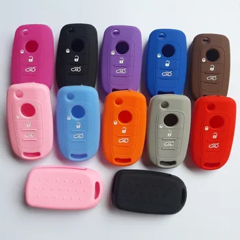 20pcs Silicone Car Key Remote Case Holder For Fiat Tipo Egea 500X Toro 3 Button Flip Key Cover For Dodge Neon Key Shirt
20pcs Silicone Car Key Remote Case Holder For Fiat Tipo Egea 500X Toro 3 Button Flip Key Cover For Dodge Neon Key Shirt