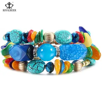 RoyalBeier Retro Pure Natural Stone Bead Multilayer Winding Bracelet Chakra Stones Bracelet Bohemia Charm Wrap Bracelets Pulsera
RoyalBeier Retro Pure Natural Stone Bead Multilayer Winding Bracelet Chakra Stones Bracelet Bohemia Charm Wrap Bracelets Pulsera