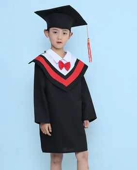 New Bachelor Clothes Academic Dress Trencher Cap Graduation Dress Clothes For Photography Kids Graduation Party Costumes 110-160
New Bachelor Clothes Academic Dress Trencher Cap Graduation Dress Clothes For Photography Kids Graduation Party Costumes 110-160