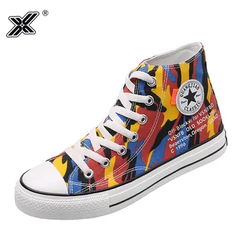 Spring and Summer New Designer Volcanic Camouflage Men's Vulcanized Shoes Big Size Comfortable High Top Canvas Sneakers For Man 
Spring and Summer New Designer Volcanic Camouflage Men's Vulcanized Shoes Big Size Comfortable High Top Canvas Sneakers For Man