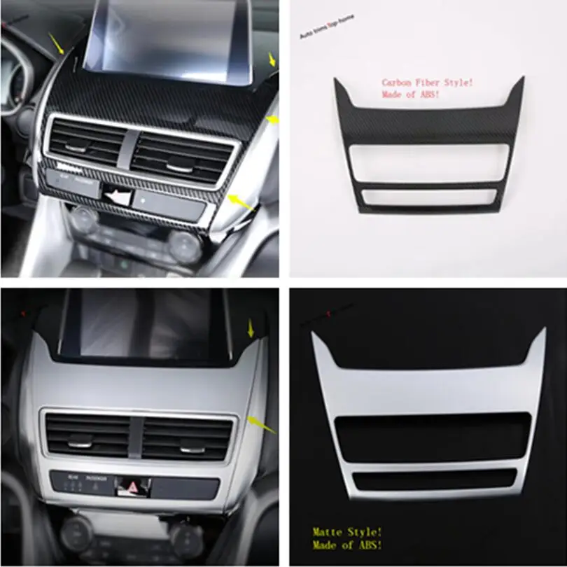 Yimaautotrims Navigation GPS Display Screen Cover Trim Fit For Mitsubishi Eclipse Cross 2018 - 2020 / Matte / Carbon Fiber Look
Yimaautotrims Navigation GPS Display Screen Cover Trim Fit For Mitsubishi Eclipse Cross 2018 - 2020 / Matte / Carbon Fiber Look