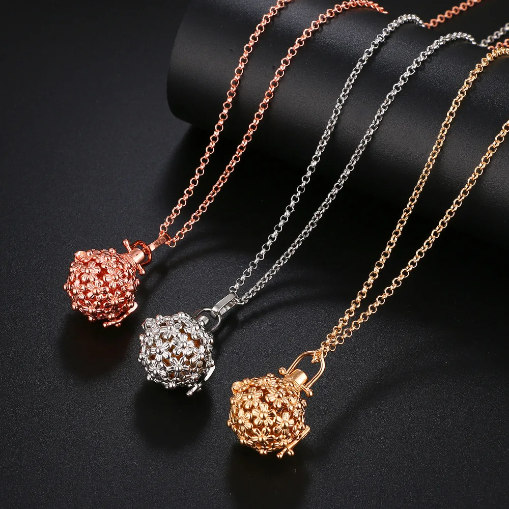SHIYING 3 colour with 16mm chime Ball Sounds music for pregnant women Necklace 2019 SYYF0157 many flowers-shape angle ball
SHIYING 3 colour with 16mm chime Ball Sounds music for pregnant women Necklace 2019 SYYF0157 many flowers-shape angle ball
