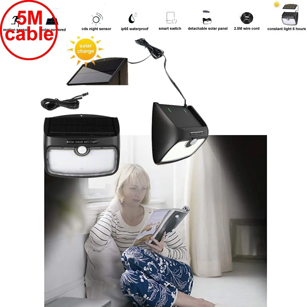 48 leds solar Light led wall lamp flame torch bulb strips waterproof ip65 outdoor yard security emergency patio street landscape | Лампы и