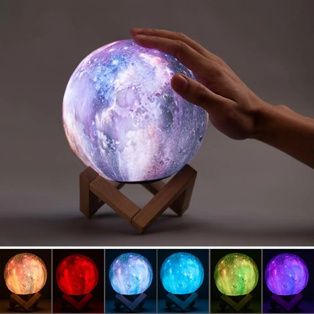 3D Printing Moon Lamp Touch Colors Changing LED Night Light With Stand Table Desk Moonlight Home Bedroom Birthday Decor
3D Printing Moon Lamp Touch Colors Changing LED Night Light With Stand Table Desk Moonlight Home Bedroom Birthday Decor