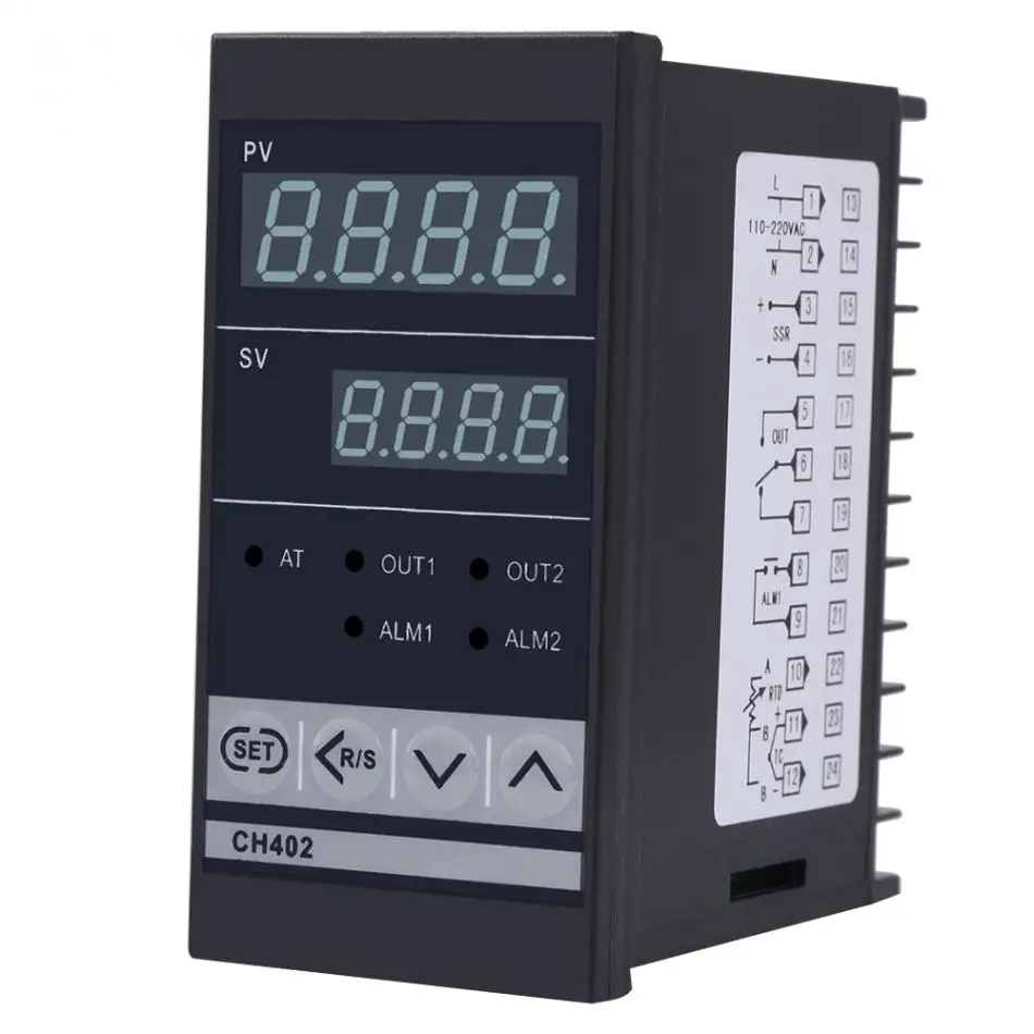 CH402 AC85-264V High Accuracy Smart PID Temperature Controller Thermostat Relay TC/RTD Input Assortment
CH402 AC85-264V High Accuracy Smart PID Temperature Controller Thermostat Relay TC/RTD Input Assortment