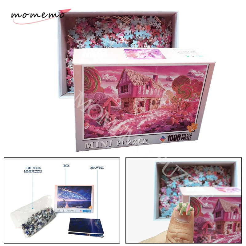 MOMEMO Candy House 1000 Pieces Adult Puzzle Wooden Jigsaw Puzzles for Adults Assembling Puzzles Toys Kids Educational Toys Gifts
MOMEMO Candy House 1000 Pieces Adult Puzzle Wooden Jigsaw Puzzles for Adults Assembling Puzzles Toys Kids Educational Toys Gifts