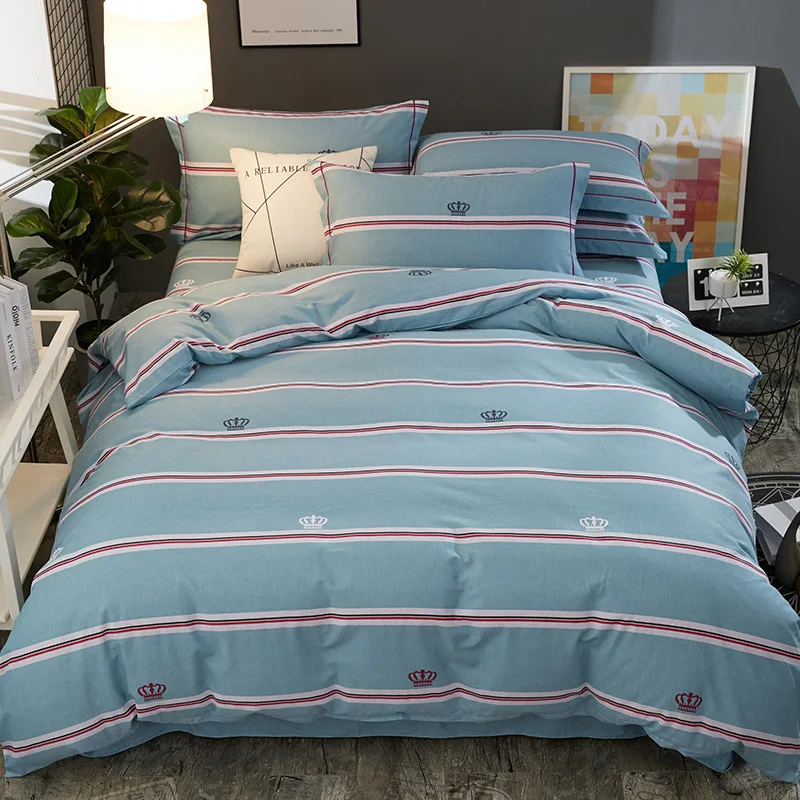 ROWBOE brand Cotton winter thick warm quilt cover sheets pillowcase four sets Queen King comfortable simple home textile
ROWBOE brand Cotton winter thick warm quilt cover sheets pillowcase four sets Queen King comfortable simple home textile