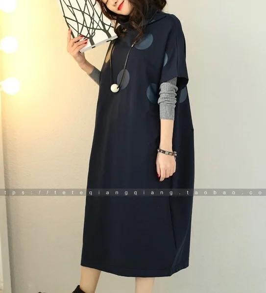 2016 women's new spring Half-height collar raglan exaggerated dot smock bloom paragraph long paragraph dress
2016 women's new spring Half-height collar raglan exaggerated dot smock bloom paragraph long paragraph dress