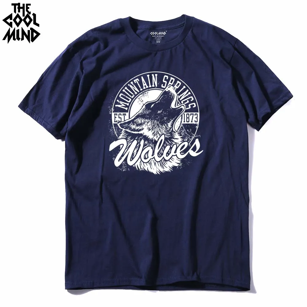 THE COOLMIND Top Quality 100% Cotton Wolf Printed Men T-Shirt Casual Short Sleeve O-Neck Tops Tees Men T Shirt 2017
THE COOLMIND Top Quality 100% Cotton Wolf Printed Men T-Shirt Casual Short Sleeve O-Neck Tops Tees Men T Shirt 2017