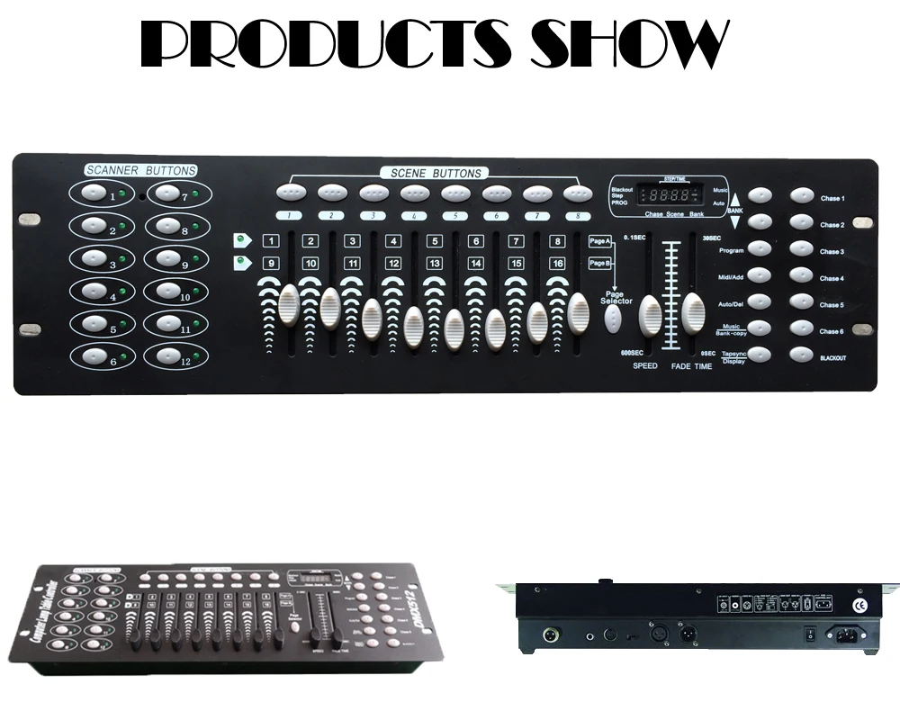 Free shipping NEW 192 DMX Controller Stage Lighting DJ equipment DMX Console for LED Par Moving Head Spotlights DJ Controller
Free shipping NEW 192 DMX Controller Stage Lighting DJ equipment DMX Console for LED Par Moving Head Spotlights DJ Controller