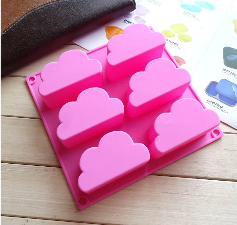 Silicone cake mold 6 with cloud mold pudding mold jelly mold Musimo