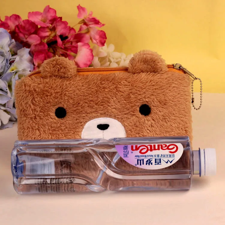 Bear pencil cases for girls Kawaii Plush panda pen bag stationery pouch kids gift school office supply Estuche 6