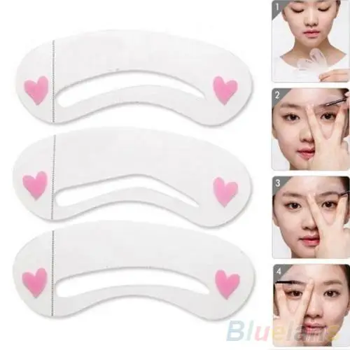 Women's Stylish Charming Professional Easy to Use 3 Pcs/1 Set Durable Eyebrow Assistant Template Drawing Card Brow Make Up Sten
Women's Stylish Charming Professional Easy to Use 3 Pcs/1 Set Durable Eyebrow Assistant Template Drawing Card Brow Make Up Sten