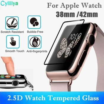100pcs 2.5D Full Cover Tempered Glass For Apple iWatch 38mm 42mm Screen Protector Explosion Proof Protective Film By DHL
100pcs 2.5D Full Cover Tempered Glass For Apple iWatch 38mm 42mm Screen Protector Explosion Proof Protective Film By DHL