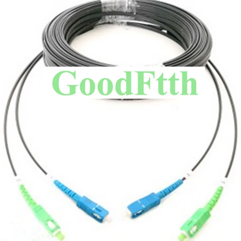 Self-supporting Drop Cable Patch Cord SC/APC+SC/UPC-SC/APC+SC/UPC SM G657a 5.2X2mm 2 cores 20-50m
Self-supporting Drop Cable Patch Cord SC/APC+SC/UPC-SC/APC+SC/UPC SM G657a 5.2X2mm 2 cores 20-50m
