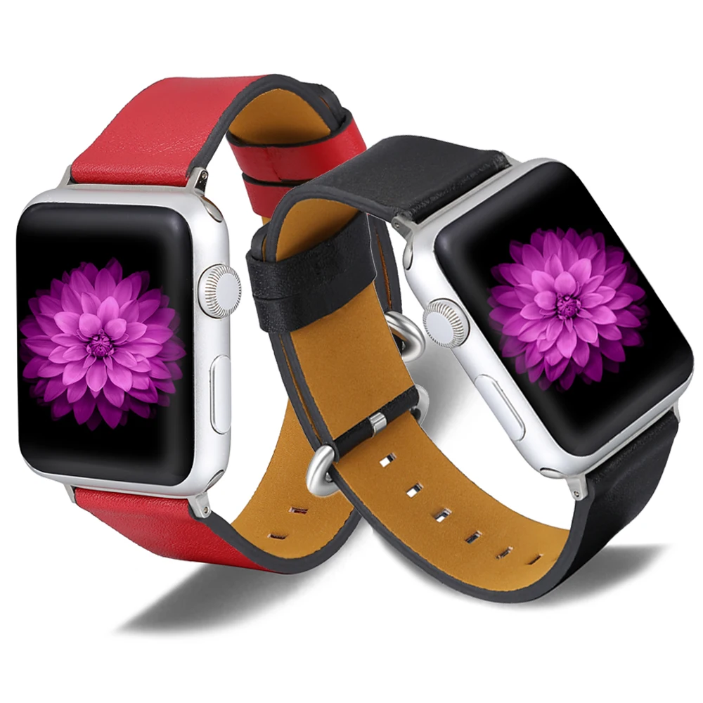 New Leather strap for Apple Watch band series 4 40mm 44mm Sport Strap for Apple iwatch Series 3 42mm 38mm free shipping
New Leather strap for Apple Watch band series 4 40mm 44mm Sport Strap for Apple iwatch Series 3 42mm 38mm free shipping