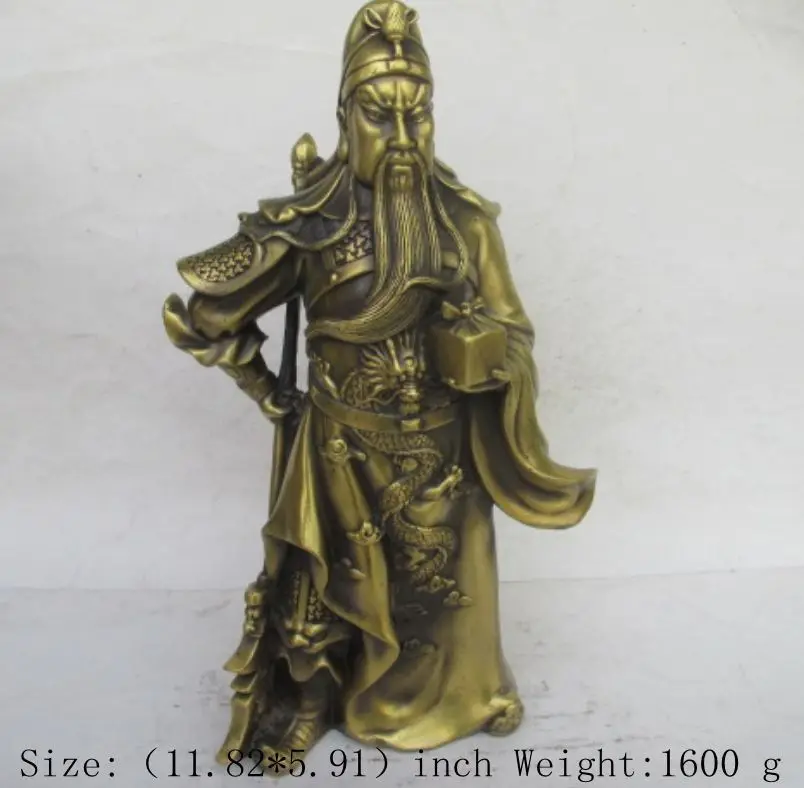 Crafts statue copper the ancient three kingdoms characters goalkeeper statue of guan
Crafts statue copper the ancient three kingdoms characters goalkeeper statue of guan