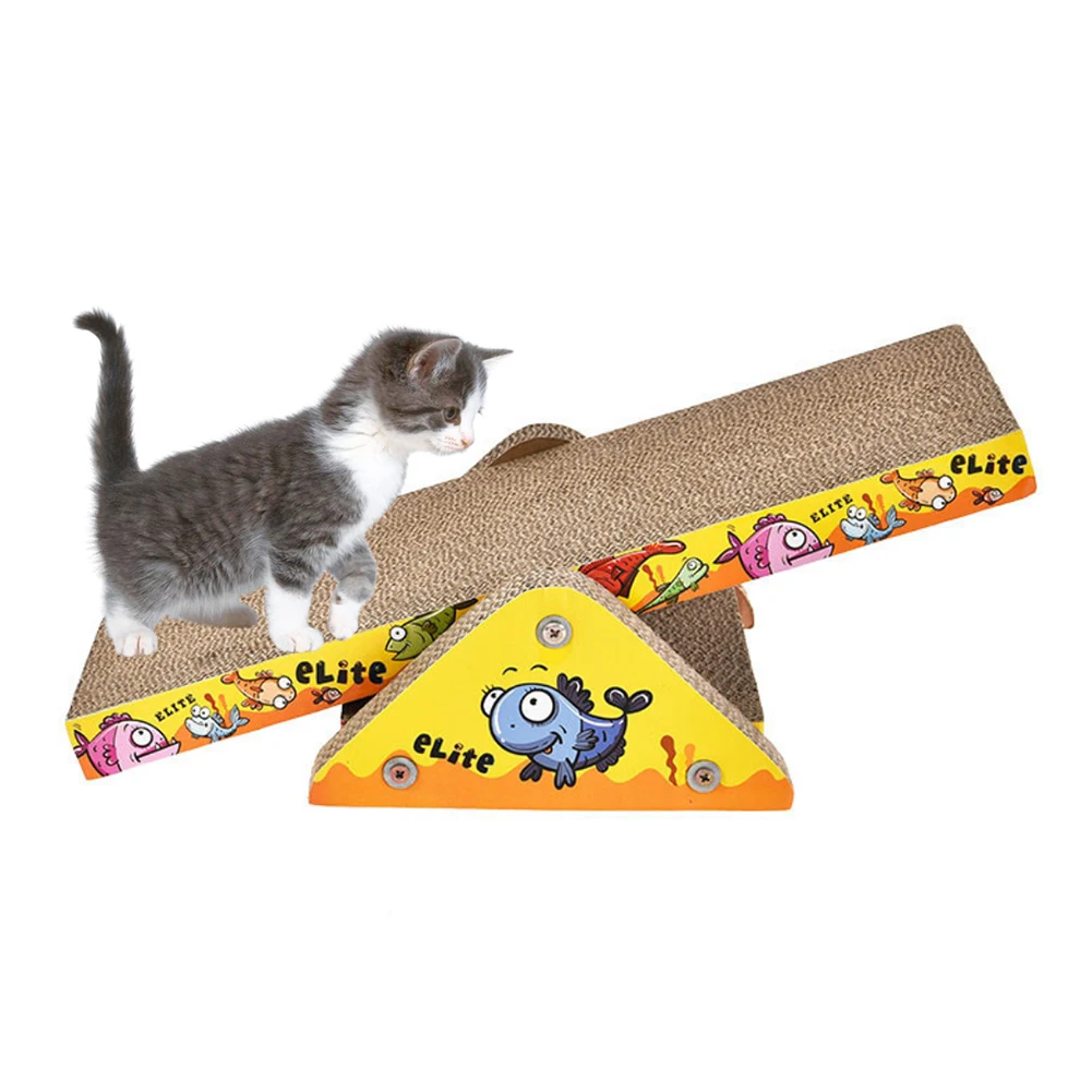 Cat Scratch Board Corrugated Paper Funny Cat Toy Teeterboard Seesaw Scratcher Claws Care Board Cat Scratch Sleeping Playing Mat
Cat Scratch Board Corrugated Paper Funny Cat Toy Teeterboard Seesaw Scratcher Claws Care Board Cat Scratch Sleeping Playing Mat