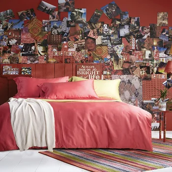 CHAUSUB 27 Solid Color Bedding Set 4pcs 60S Satin Egyptian Cotton Duvet Cover Bed Cover King Queen Size Soft Silk Bed Sheets
CHAUSUB 27 Solid Color Bedding Set 4pcs 60S Satin Egyptian Cotton Duvet Cover Bed Cover King Queen Size Soft Silk Bed Sheets