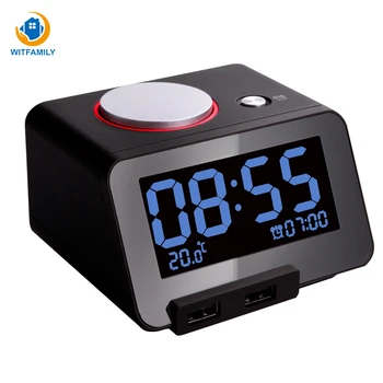Multifunction Bluetooth Speaker Electronic Alarm Clock LED Mute Lights Tighten with Thermometer Music Desk Clock Hot Sale
Multifunction Bluetooth Speaker Electronic Alarm Clock LED Mute Lights Tighten with Thermometer Music Desk Clock Hot Sale