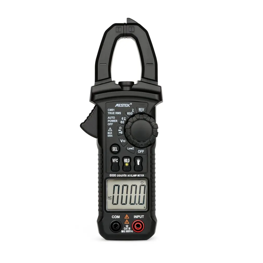 MESTEK CM81 Digital Clamp Meter True RMS Multimeter 5999 Counts AC/DC Volt Amp Ohm LowZ NCV Diode Tester with Flashlight Sale
MESTEK CM81 Digital Clamp Meter True RMS Multimeter 5999 Counts AC/DC Volt Amp Ohm LowZ NCV Diode Tester with Flashlight Sale