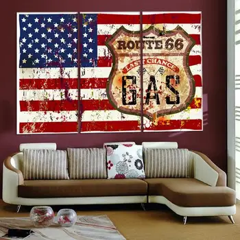 3 Panel Canvas Painting Route 66 AMERICAN FLAG Canvas Print Home Decor Paintings Modern Wall Pictures 3 pcs Wall Art
3 Panel Canvas Painting Route 66 AMERICAN FLAG Canvas Print Home Decor Paintings Modern Wall Pictures 3 pcs Wall Art