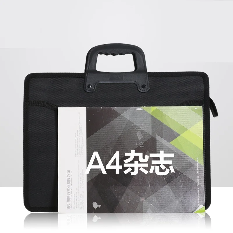 Fashion file bag portable briefcase men business office bag trend package work bag file A4 conference bag Oxford waterproof Fashion file bag portable briefcase men business office bag trend package work bag file A4 conference bag Oxford waterproof