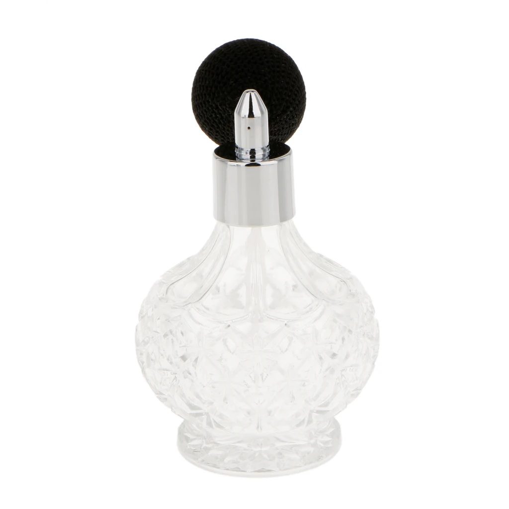 100ML Fashion Perfume Bottle Short Spray Atomizer Refillable Bottle Containers Vintage Glass Perfume Bottles 100ML Fashion Perfume Bottle Short Spray Atomizer Refillable Bottle Containers Vintage Glass Perfume Bottles