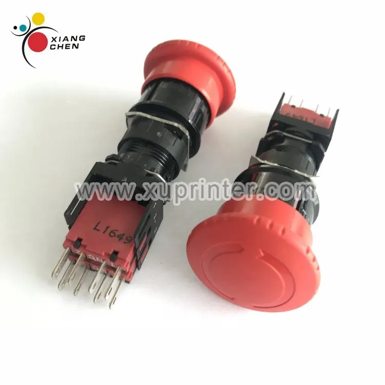 A1.144.9127 SM102 SM74 SM52 Emergency Stop Switch Pizelement Button A1.144.9128 Offset Spare Parts
A1.144.9127 SM102 SM74 SM52 Emergency Stop Switch Pizelement Button A1.144.9128 Offset Spare Parts