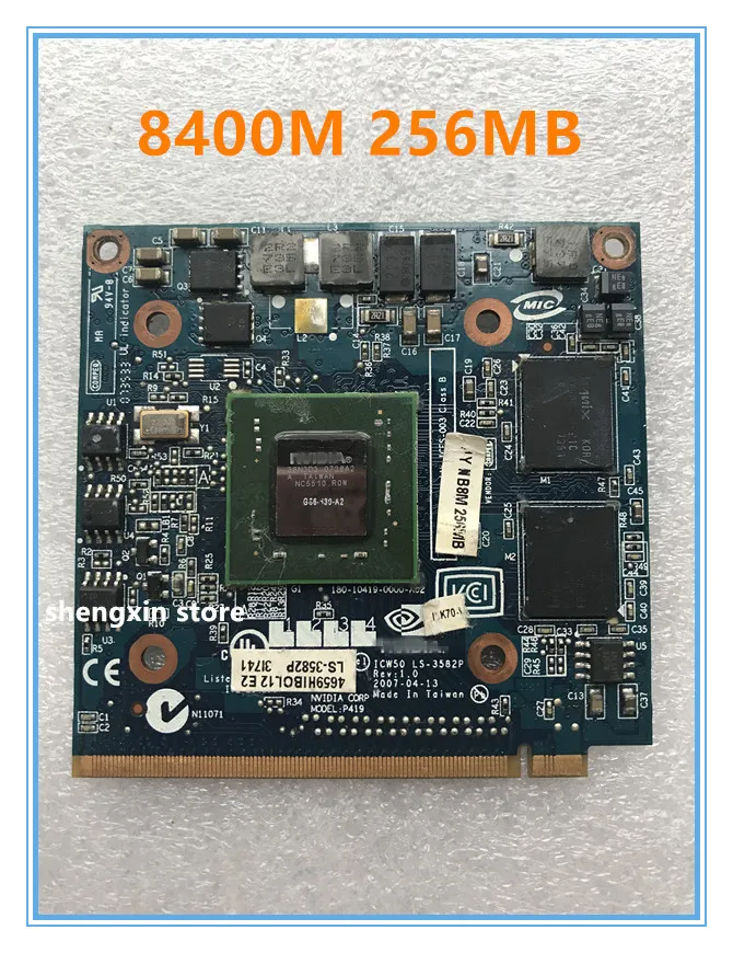 8400M GS 256MB DDR2 LS-3582P Video Graphic card for ACER 4730G 5520G 5530G 5710G 5720G 5730G 6593G 7520G 7530G 7720G 7730G
8400M GS 256MB DDR2 LS-3582P Video Graphic card for ACER 4730G 5520G 5530G 5710G 5720G 5730G 6593G 7520G 7530G 7720G 7730G
