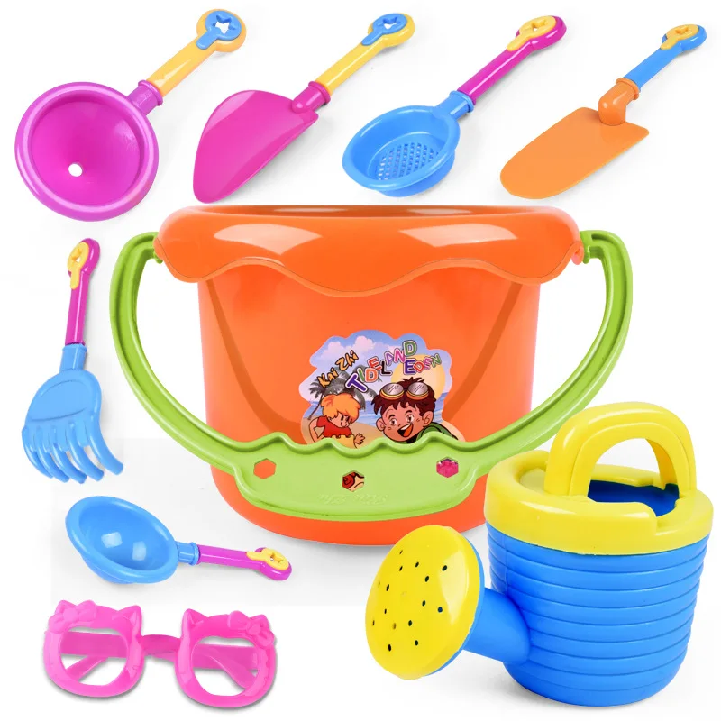 New 9pcs/Set Summer Beach Sand Play Toys Sand Water Toys Kids Seaside Bucket Shovel Rake Kit Play Toy Children Dredging Tools
New 9pcs/Set Summer Beach Sand Play Toys Sand Water Toys Kids Seaside Bucket Shovel Rake Kit Play Toy Children Dredging Tools