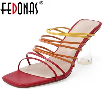 FEDONAS Fashion Brand Design Square Toe High Heels Women Sandals 2021 Summer Pu Leather Thin Strap Rome Party Casual Shoes Woman
FEDONAS Fashion Brand Design Square Toe High Heels Women Sandals 2021 Summer Pu Leather Thin Strap Rome Party Casual Shoes Woman