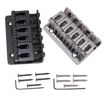 Black Guitar Parts Strings Bridge 6 Saddle Bridge Electric Guitar Musical Instruments
Black Guitar Parts Strings Bridge 6 Saddle Bridge Electric Guitar Musical Instruments